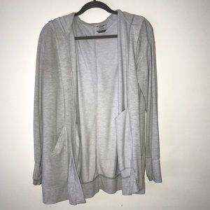 Athletic hooded sweater